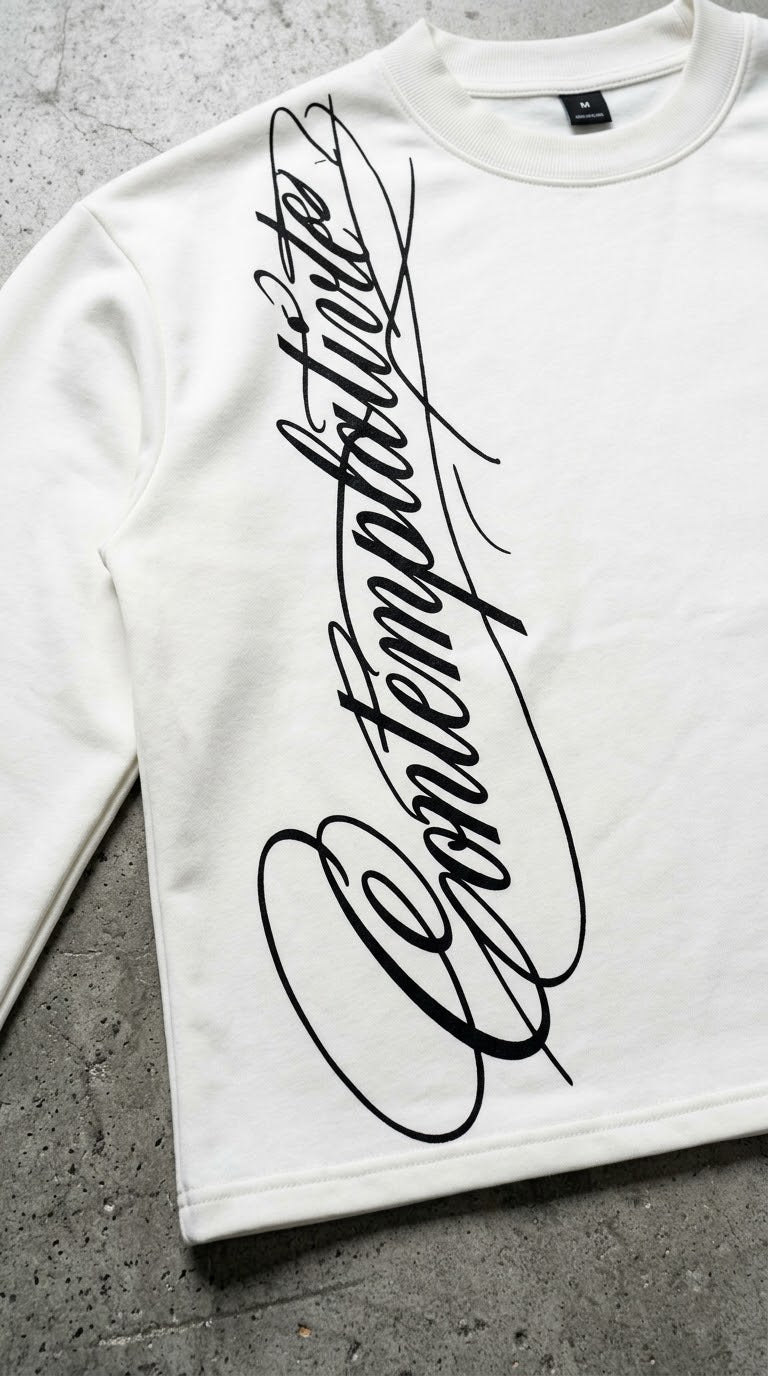 Cropped-white long sleeve — autre vue